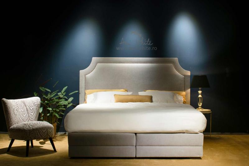 Pat boxspring GRAY BOSTON