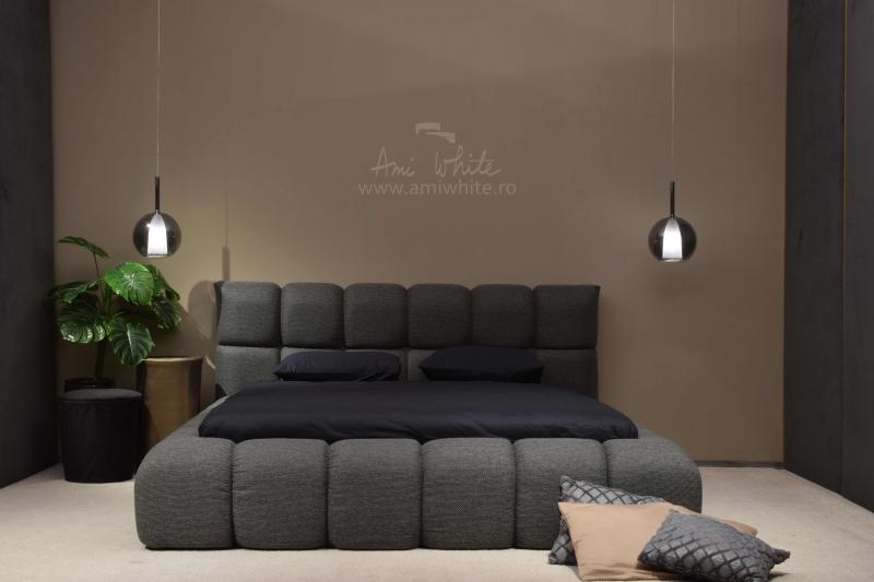Pat boxspring GRAY OMMH
