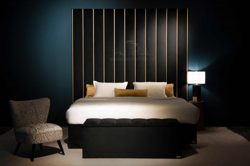 Pat boxspring BLACK EMPIRE
