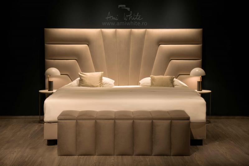 Pat boxspring CREAM SHELL