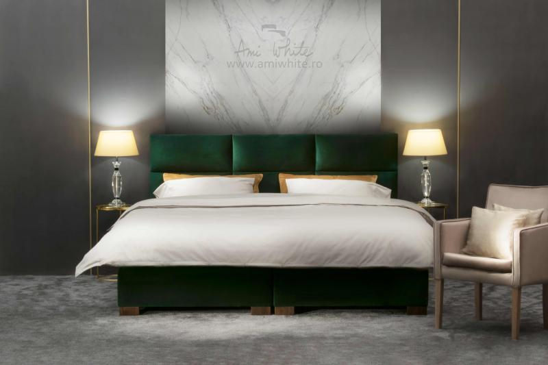 Pat boxspring GREEN CHOCOLATE